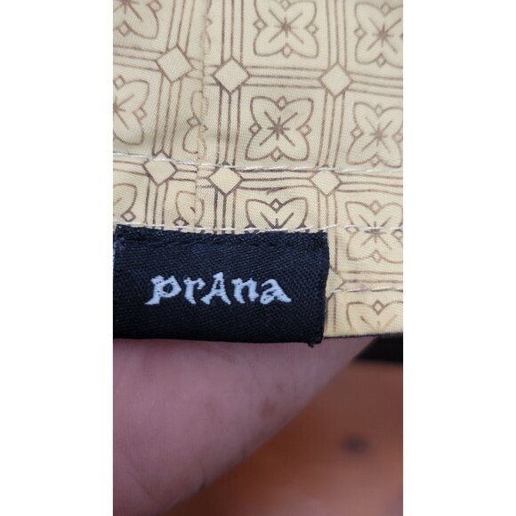 Prana Reversible Brown & Yellow Bucket Hat Size M - Picture 6 of 6